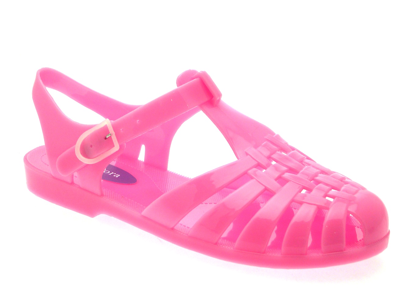 Womens Jelly Cut Out Sandals Ladies Flat Jellies Summer Holiday Beach